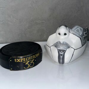 Masque Alicia Clair Obscur Expédition 33 + Support